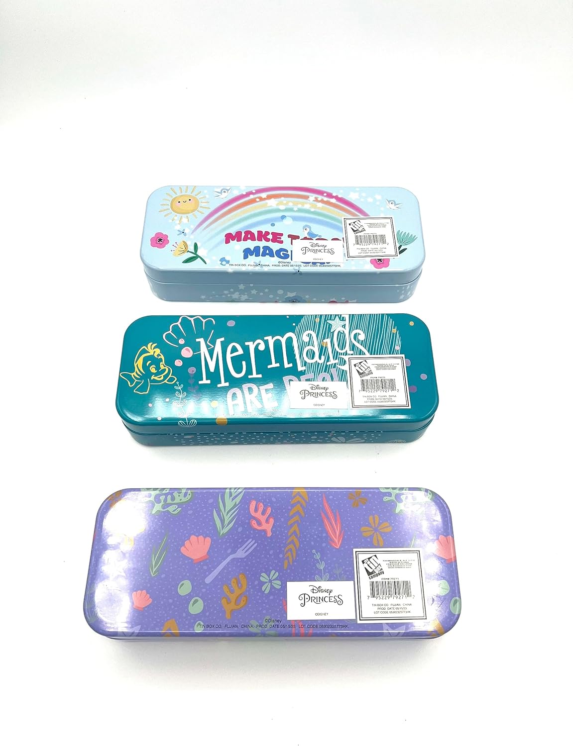 Disney Princess Ariel Little Mermaid – Juego de mochila de 15 pulgadas con caja de lápices Ariel y 24 crayones Crayola