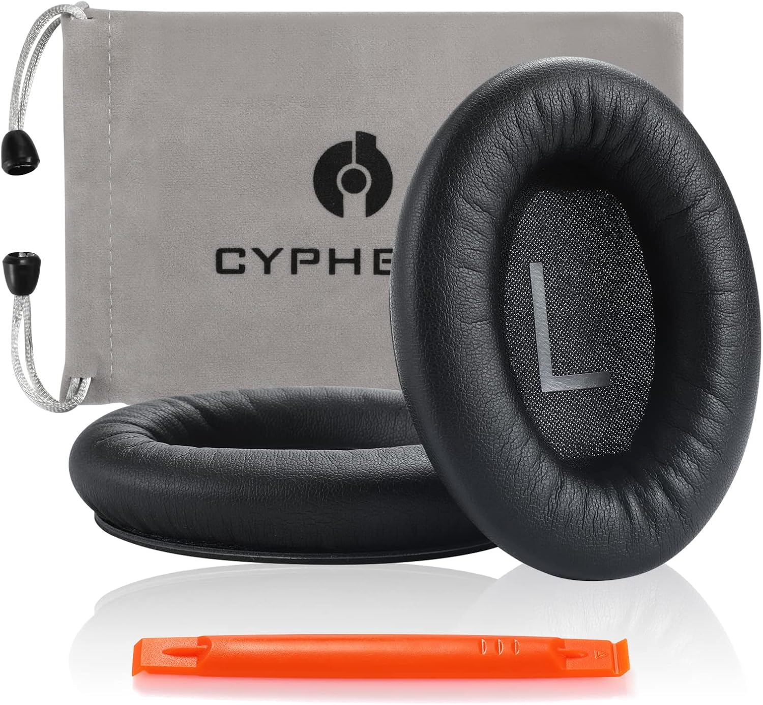 Almohadillas de repuesto para auriculares Bose QuietComfort 45, compatibles con QC45 QC35 ii QC35 QC25 para auriculares sobre la oreja, color negro
