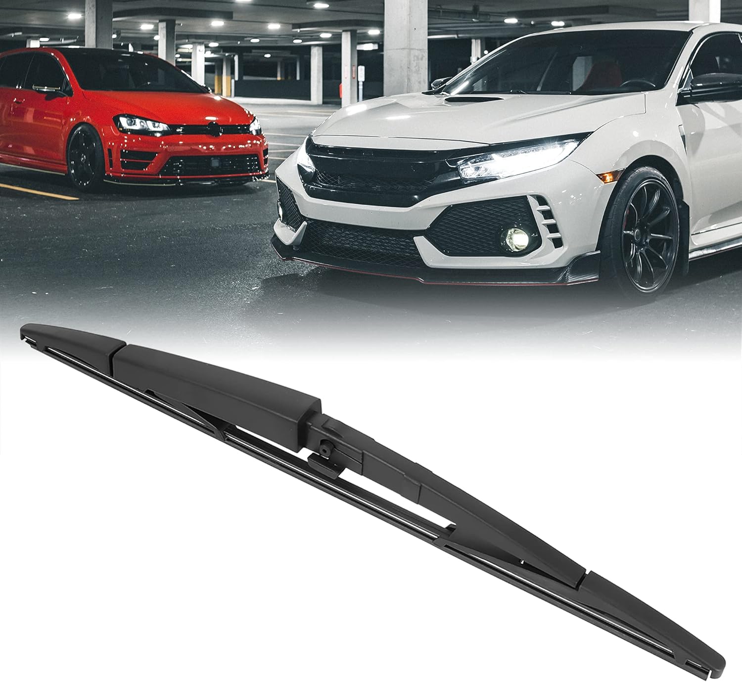 X AUTOHAUX Limpiaparabrisas trasero de 13.780 in para Chrysler Aspen para Dodge Durango 2007-2009