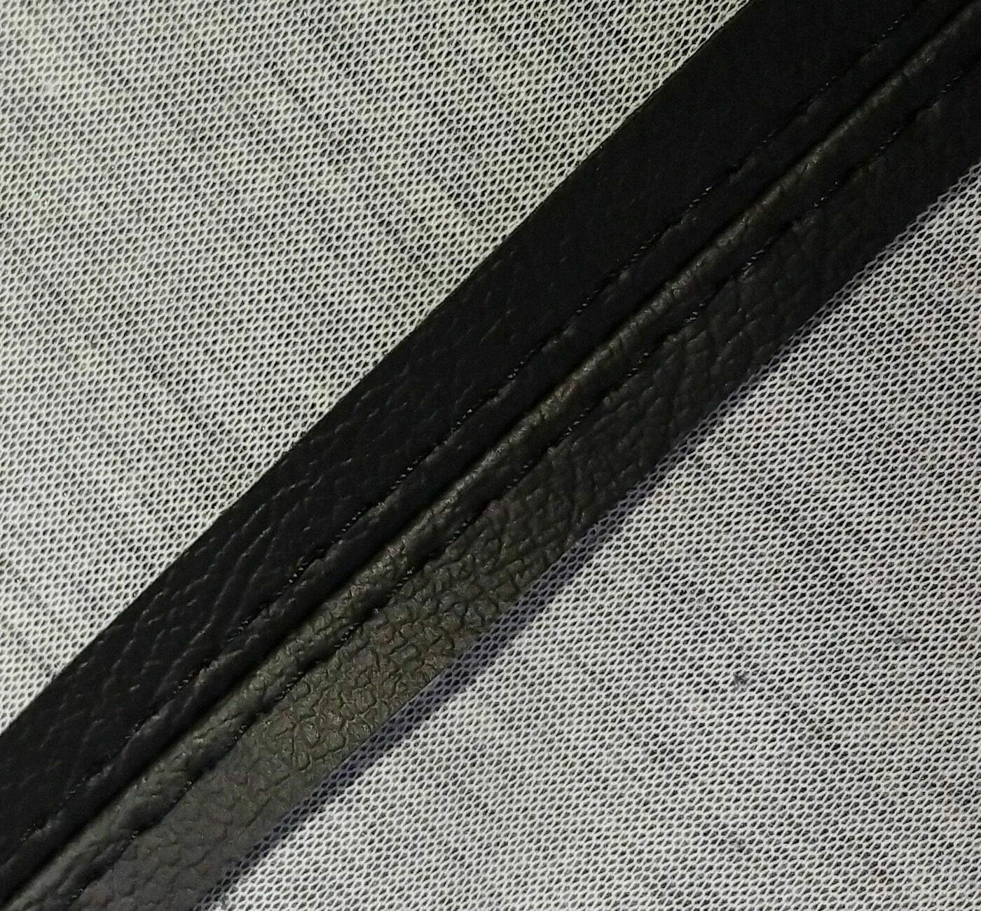 Autoguru Cubierta de reposabrazos de la tapa de la consola piel de cuero de PVC hecha para Hyundai Veloster 2012-2018 negro