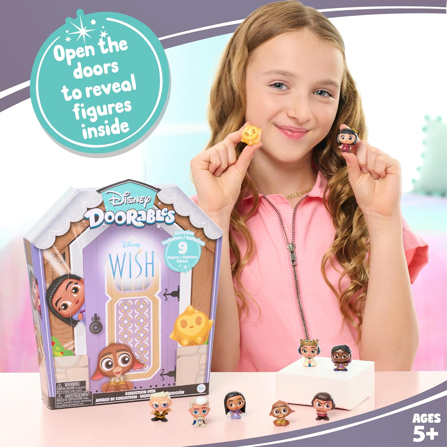 Disney Doorables Just Play – Juego de figuras coleccionables de bolsa ciega, juguetes para niños a partir de 5 años