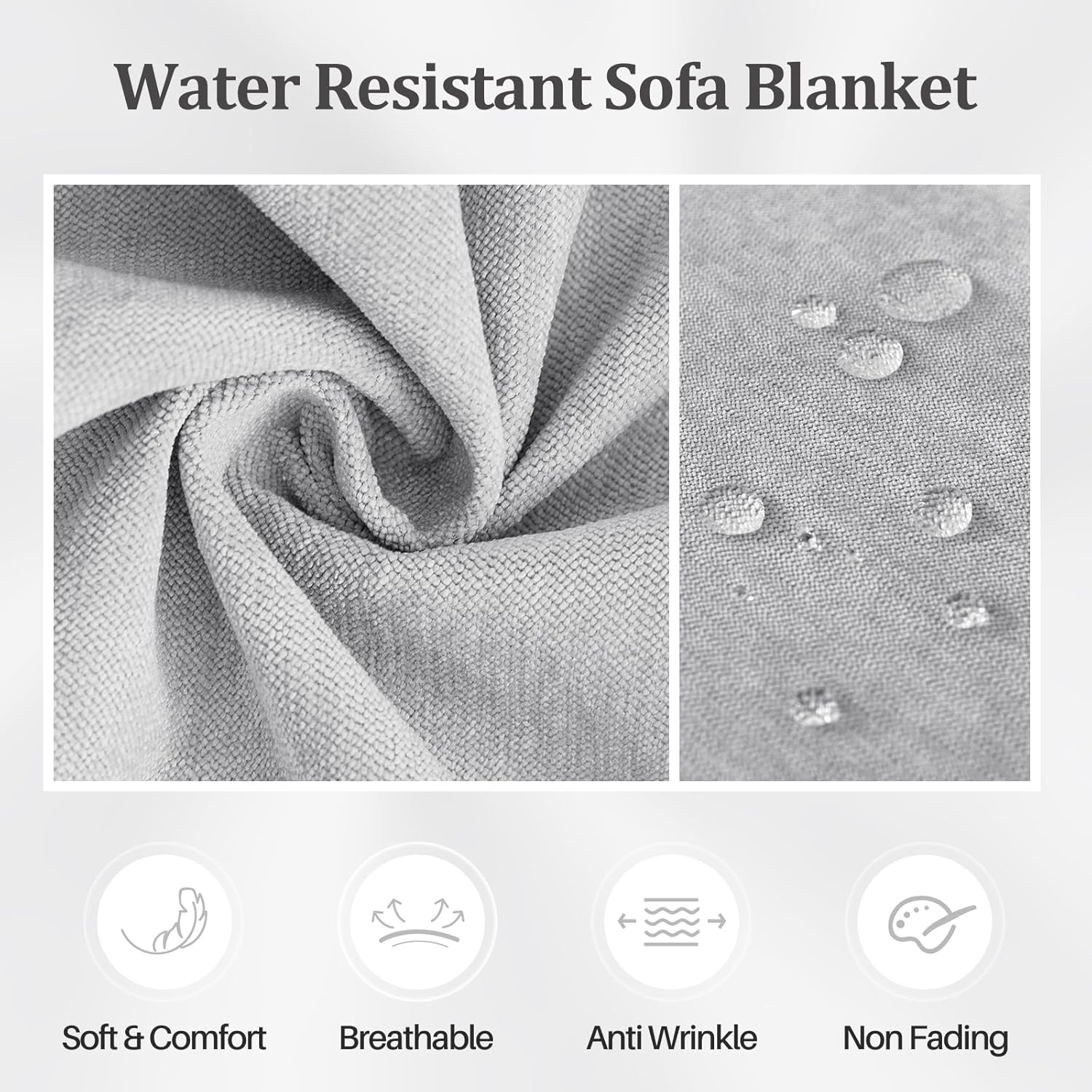 Funda de sofá impermeable para sofá seccional, manta extra ancha, protector de muebles contra arañazos de gatos, protector de sofá para perro,
