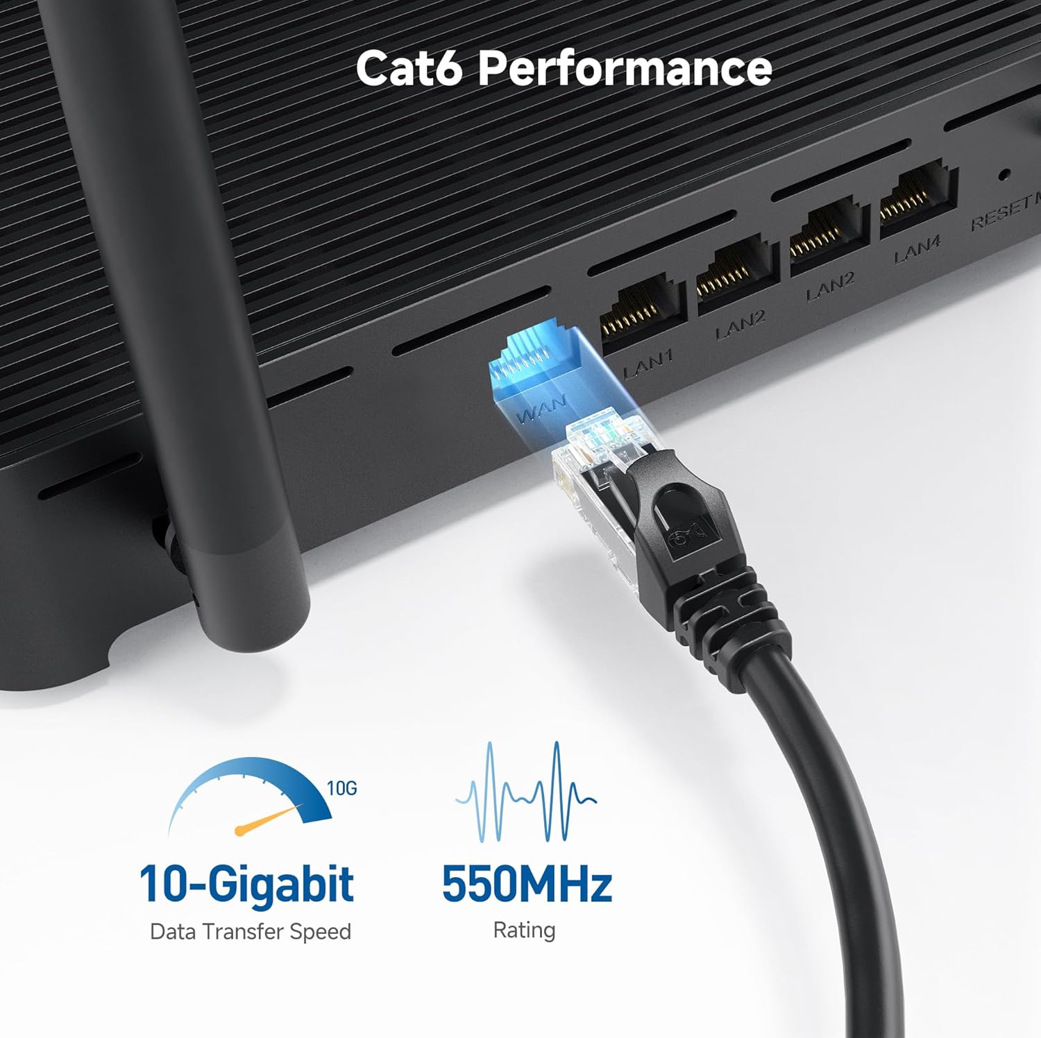 Cable ethernet Cable Matters sin enganchones Cat6 (cable Cat6, cable Cat 6)