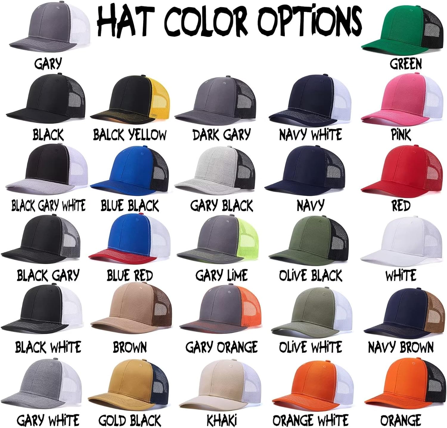 Custom Leather Patch Trucker Hat for Men & Women – Personalized Text & Photo Baseball Cap Laser Engraved.