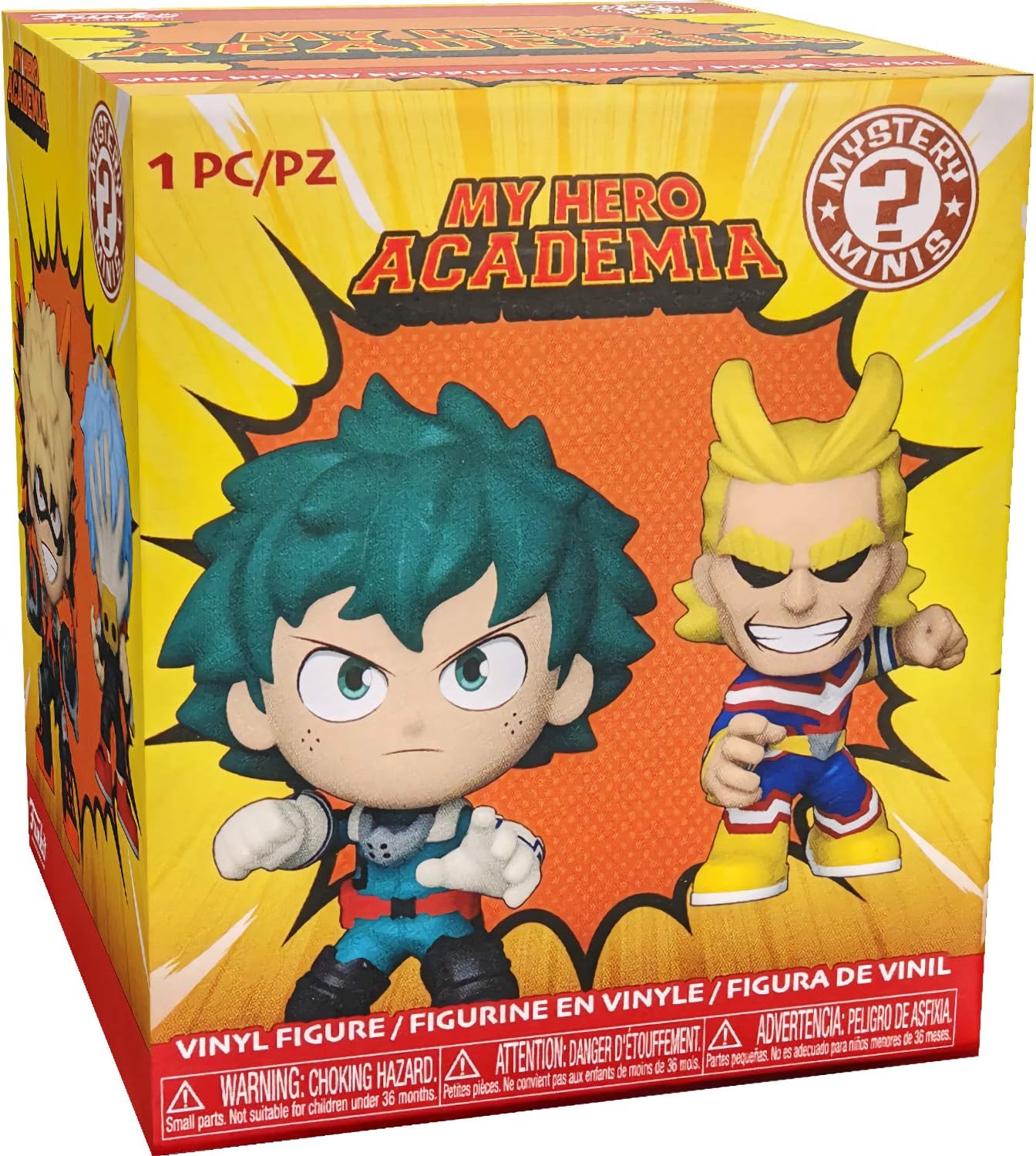 All Might Fun ko Mystery Minis – Figura de vinilo con 1 protector gráfico compatible con ‘ToysDiva’ (48855  A – B)