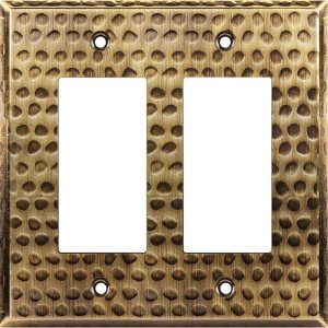 LIDER Placa decorativa de pared de metal para interruptor o receptáculo, cubierta de salida de acero inoxidable, resistente a la corrosión, tamaño LIDER Placa decorativa de pared de metal para interruptor o receptáculo, cubierta de salida de acero inoxidable, resistente a la corrosión, tamaño