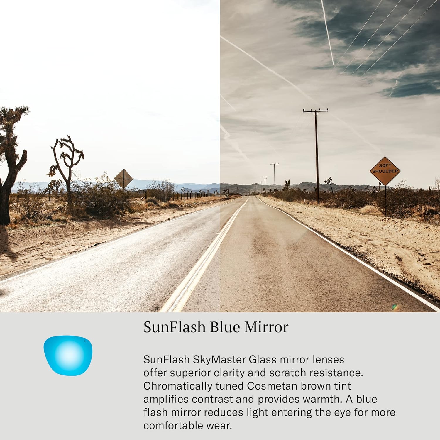 AO Gafas de sol Airman – Lentes de nailon AOLite