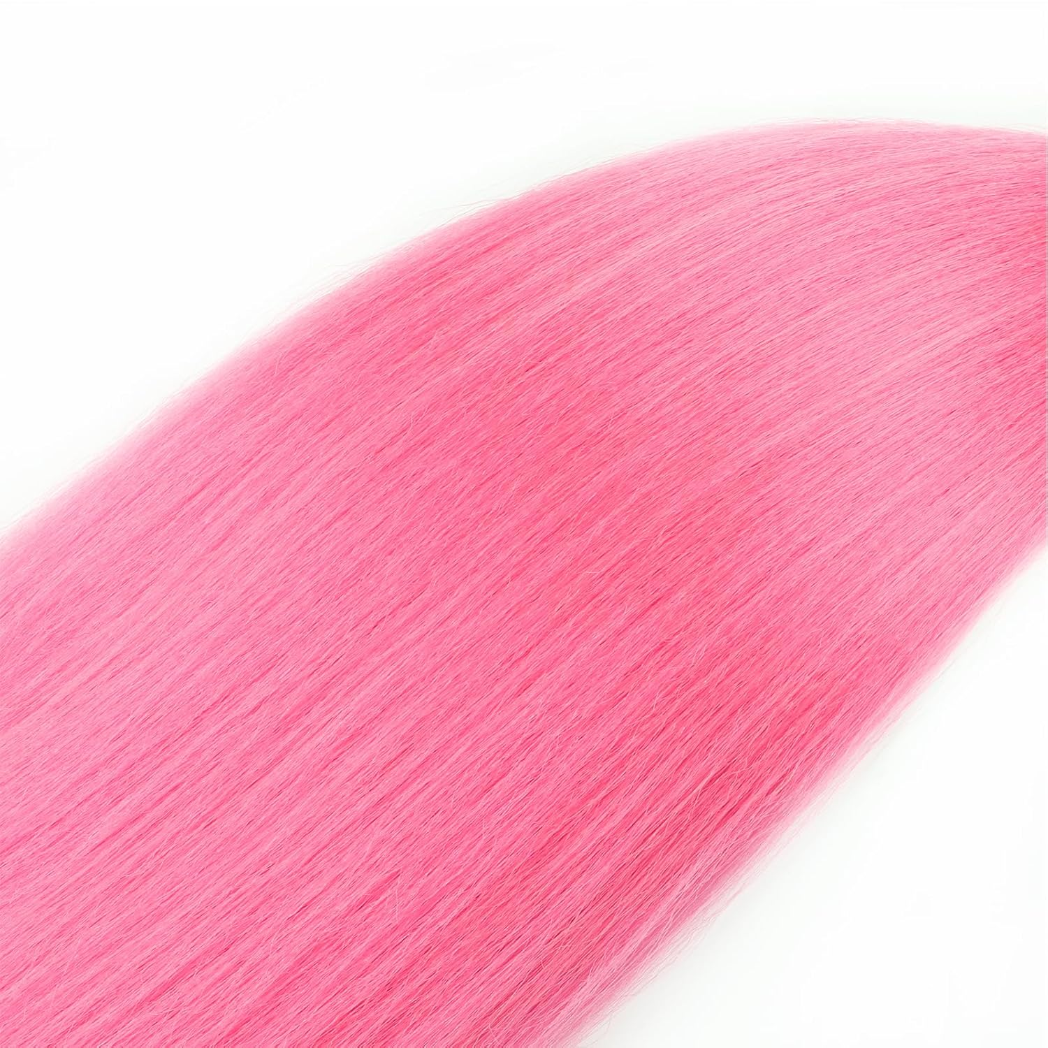 Kanekalon – Cabello trenzado rosa preestirado de 26 pulgadas, 3 paquetes de cabello trenzado preestirado EZ, ajuste de agua caliente, textura Yaki