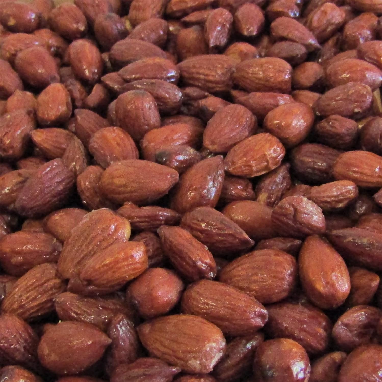 Almendras glaseadas gourmet por Its Delish, bolsa a granel de 4 libras, veganas, kosher, sin OMG, sin sabores artificiales, tostadas y ligeramente