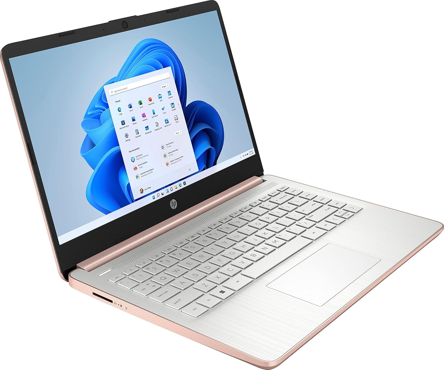 HP Stream Pantalla HD de 14 pulgadas, procesador Intel Celeron de doble núcleo, 16 GB de RAM DDR4, 128 GB de almacenamiento (64 GB eMMC+tarjeta de