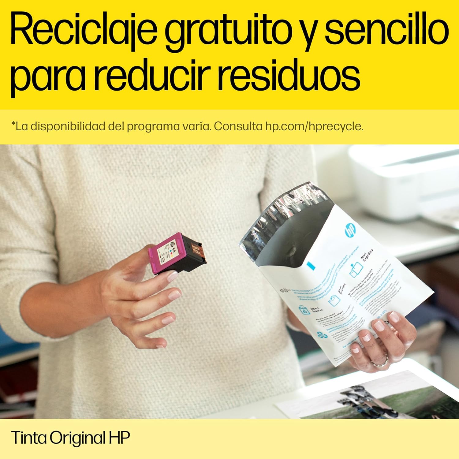 HP Cartucho de tinta gris 730 300-ML