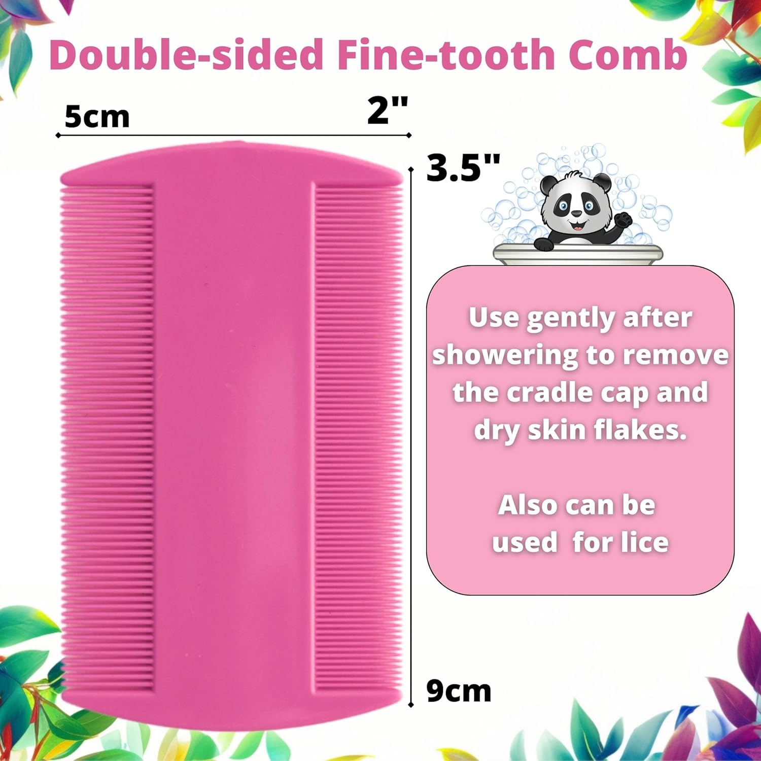 Kit de tratamiento para cuna para bebé niña  Cepillo para cuna de bebé para bebés  Productos esenciales de baño para bebés  Peine para cuna y