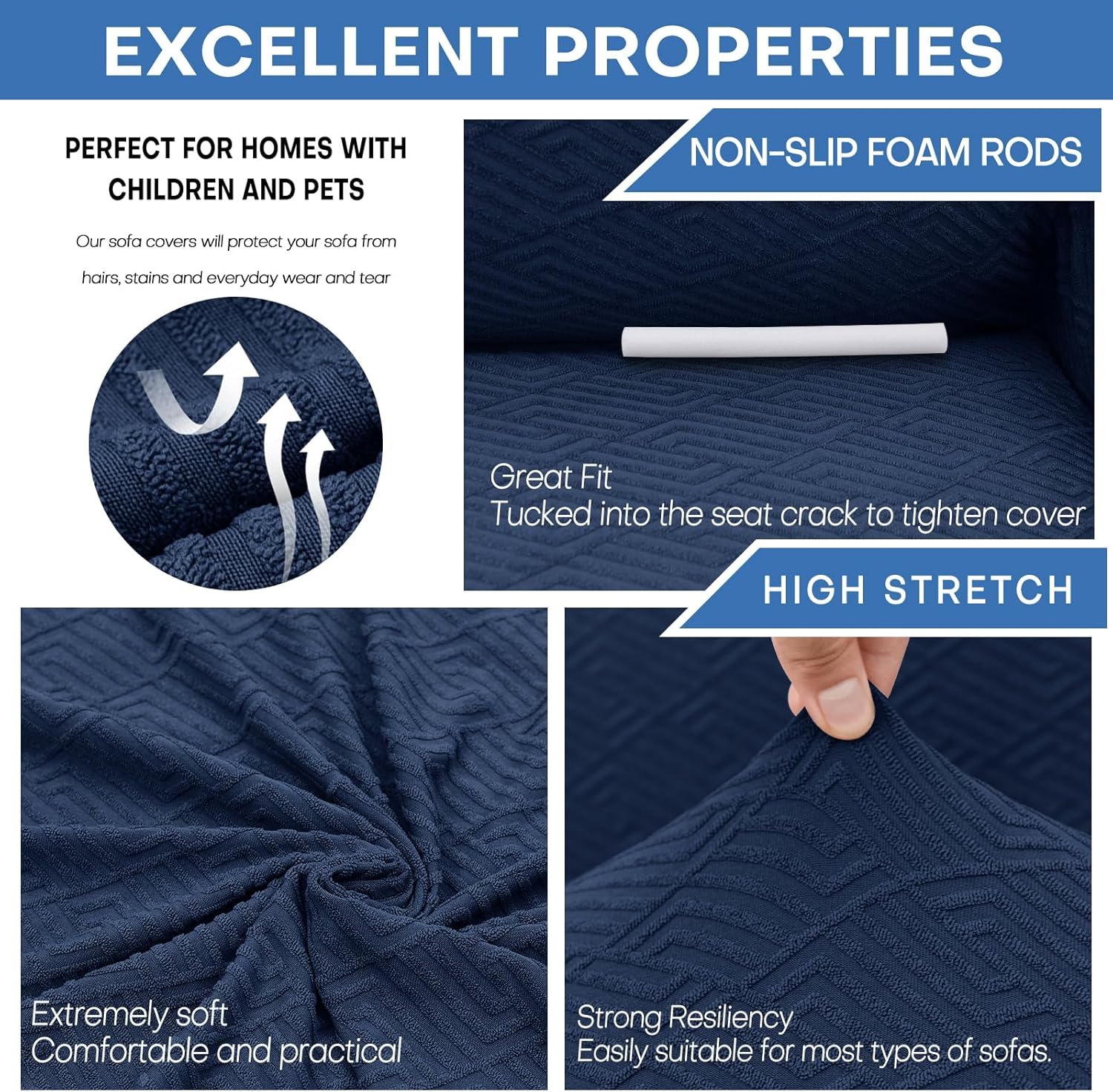 Fundas elásticas para sillón 2024, 1 pieza, protector para silla de sala de estar, funda gruesa y suave con parte inferior elástica, funda para sofá