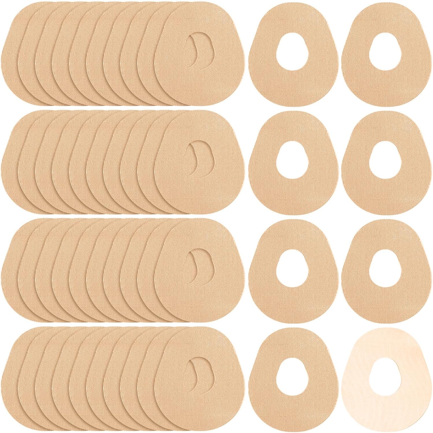 TrelaCo Paquete de 48 parches adhesivos G7, impermeables, parche flexible con sensor CGM, fácil de usar, vendaje transpirable, sin látex, resistente
