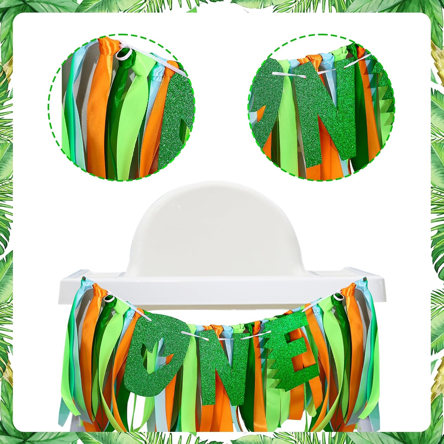 Decoraciones de dinosaurio para el primer cumpleaños de niño  Telón de fondo de rugido, pancarta mensual de dinosaurio para fotos, decoración de