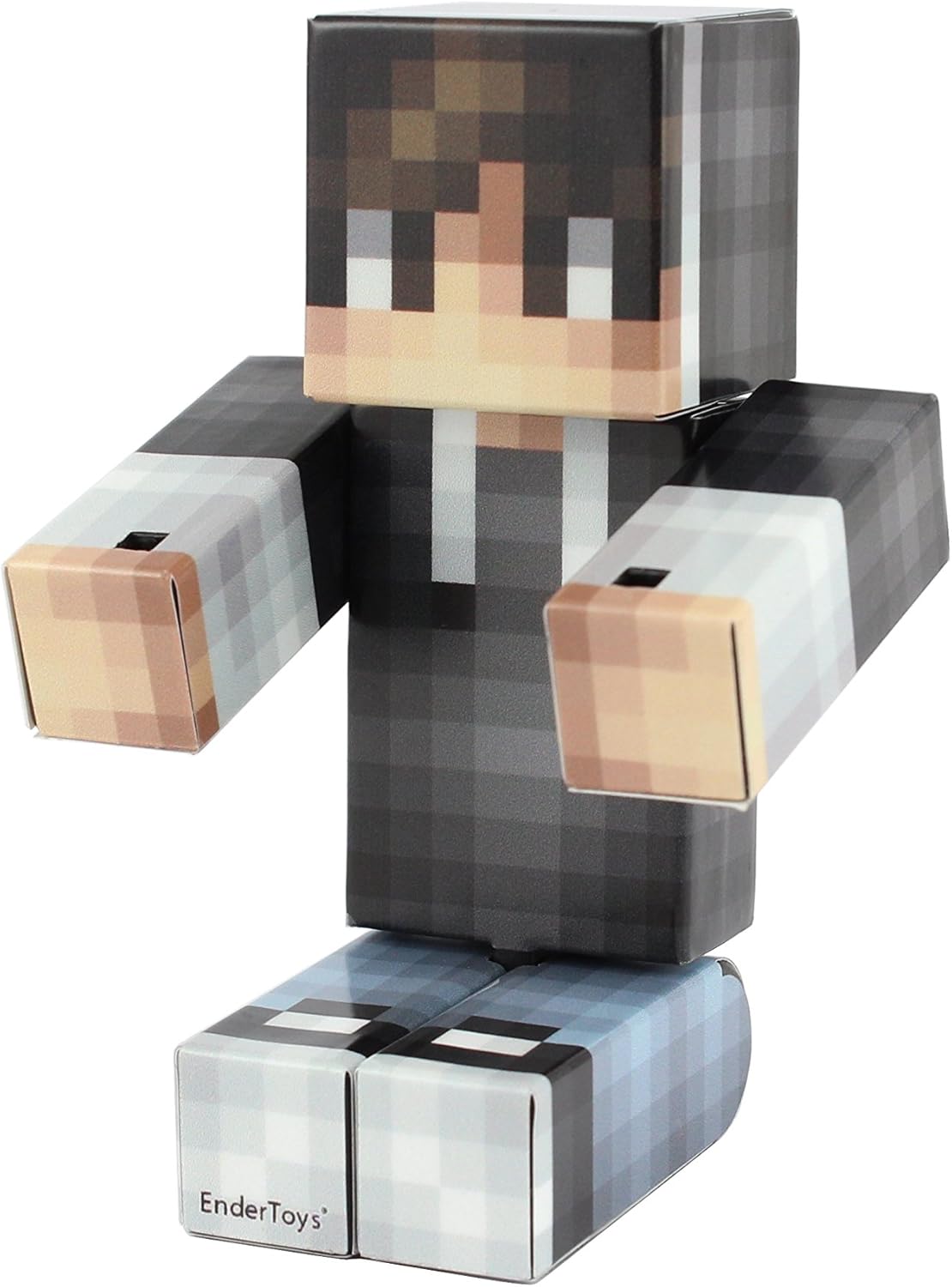 EnderToys Figura de acción de chico con capucha negra