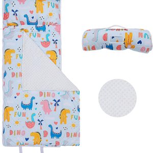 Saco de dormir para niños con almohada extraíble y manta, extra grueso, grande, 2 en 1, para niños y niñas, tapete para siesta para preescolar, Saco de dormir para niños con almohada extraíble y manta, extra grueso, grande, 2 en 1, para niños y niñas, tapete para siesta para preescolar,