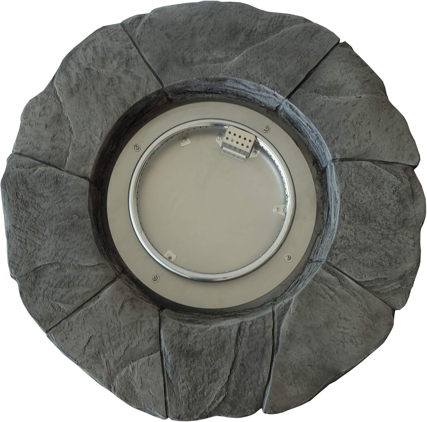 Christopher Knight Home Hoguera circular para exteriores Angeles – 40,000 BTU, gris