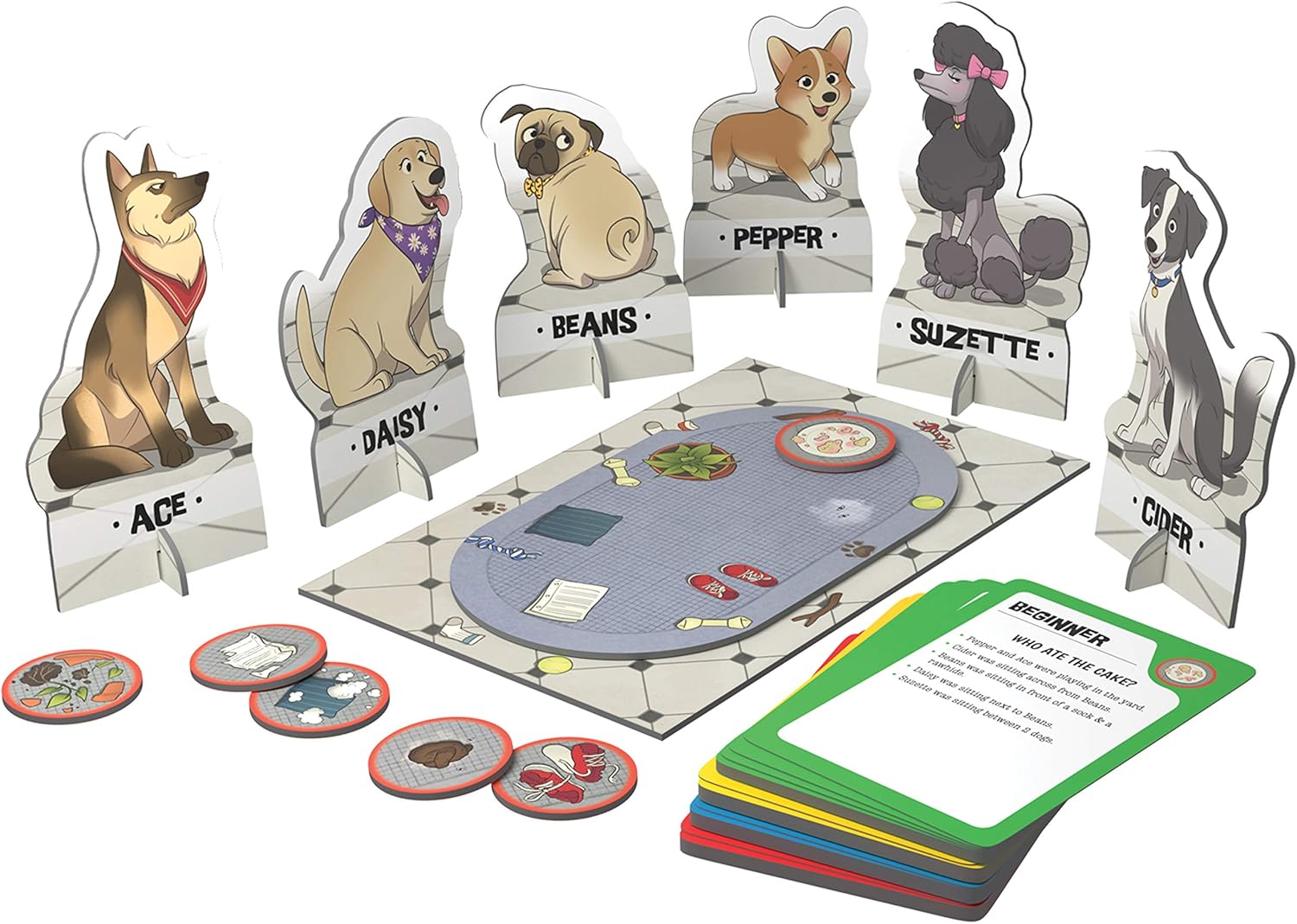 ThinkFun Crimes Juego de cerebro y rompecabezas para niños y niñas a partir de 8 años, un juego inteligente con un tema divertido y ilustraciones