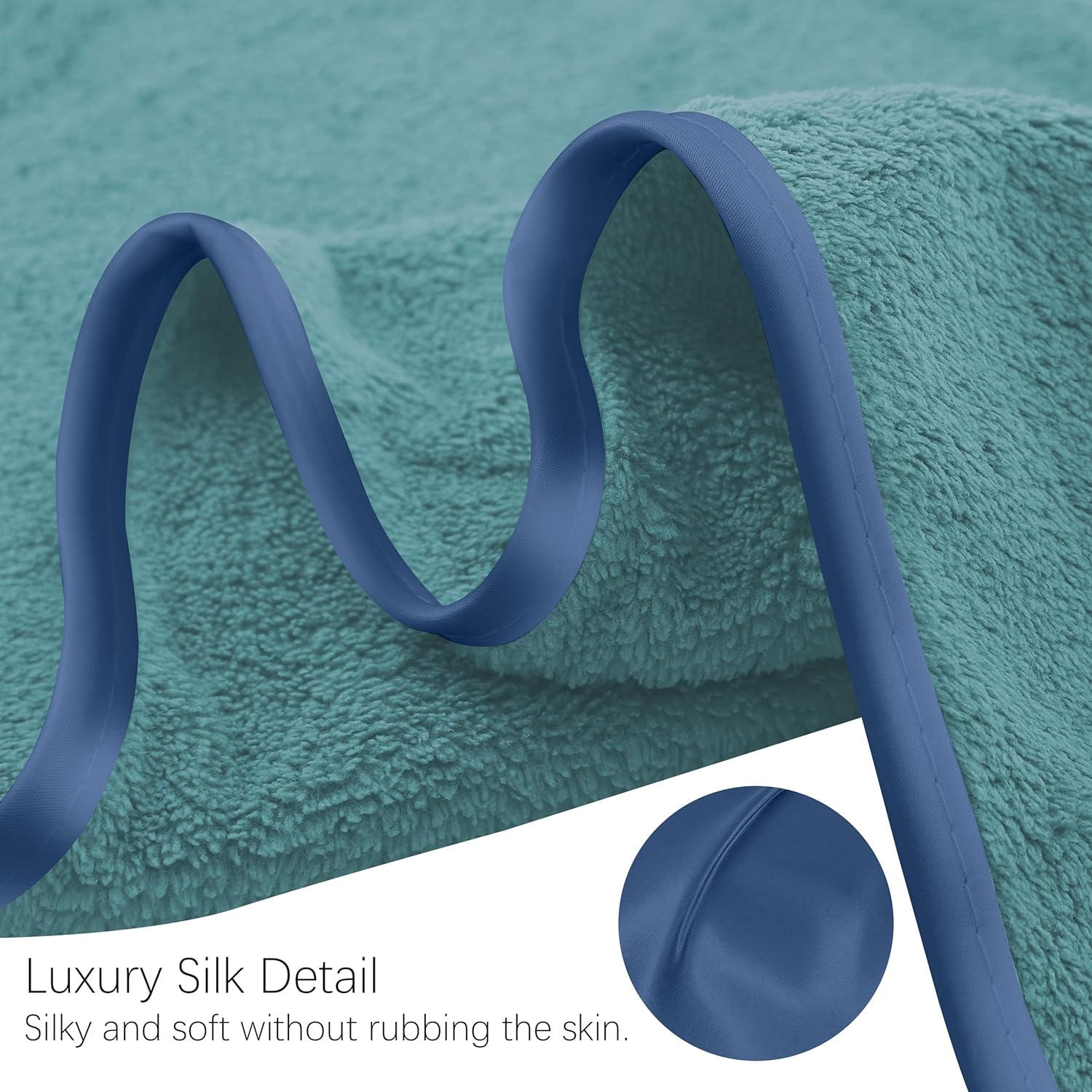 Toallas de mano para baño con dobladillo de seda, secado rápido, toalla absorbente de microfibra ultrasuave para baño, fitness, gimnasio, ducha,