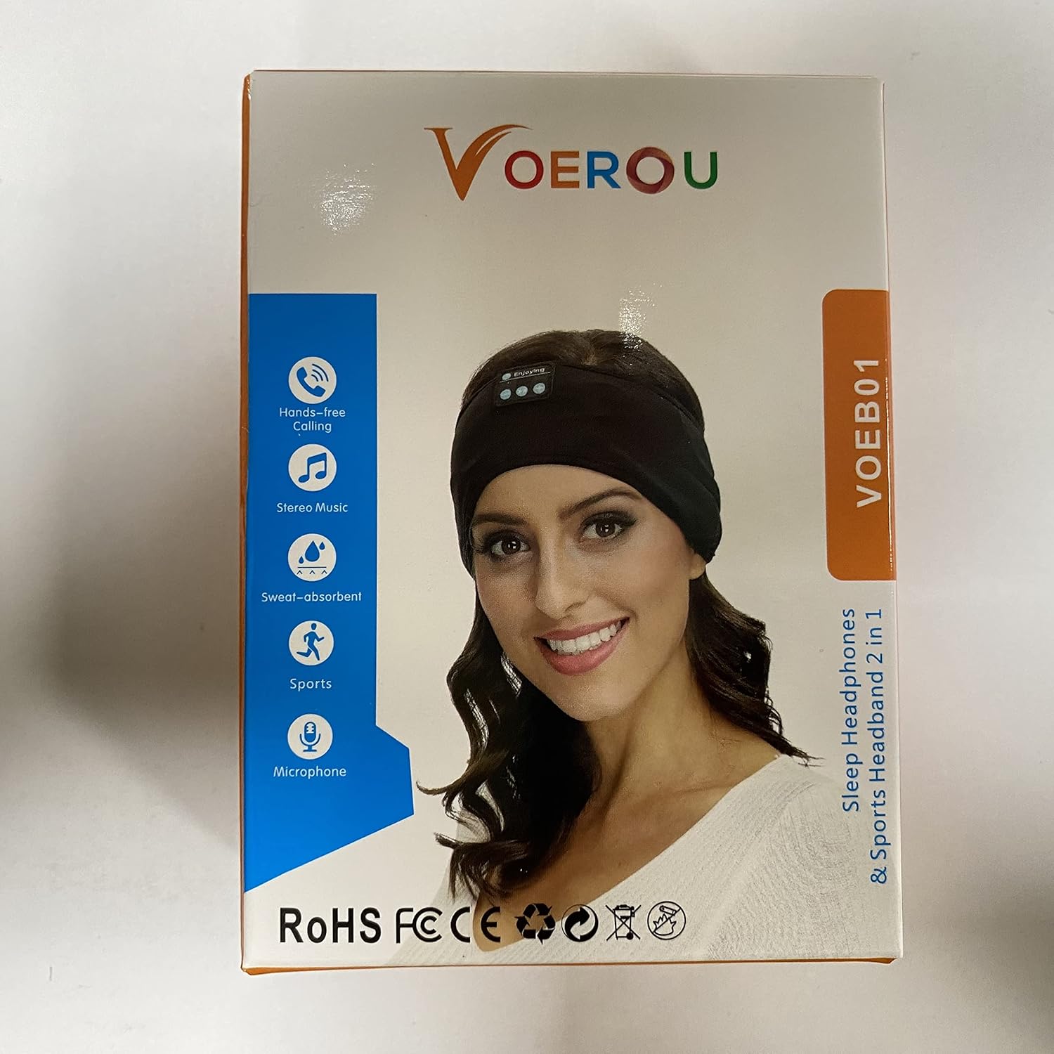 Voerou – Auriculares de diadema inalámbricos con Bluetooth para dormir, entrenamiento, yoga, insomnio, viajes, meditación