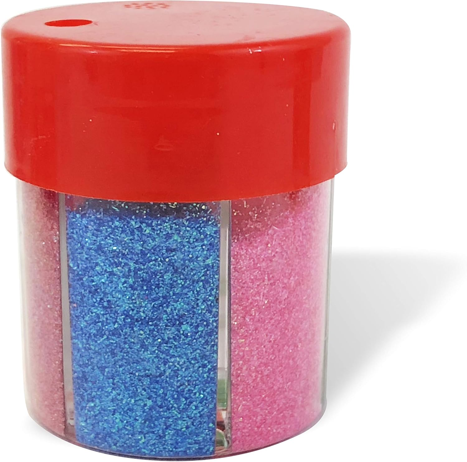 Allgala Arts and Crafts – Dispensador de purpurina iridiscente de 6 colores – Pintura álbum de recortes, maquillaje, slime, suministros escolares