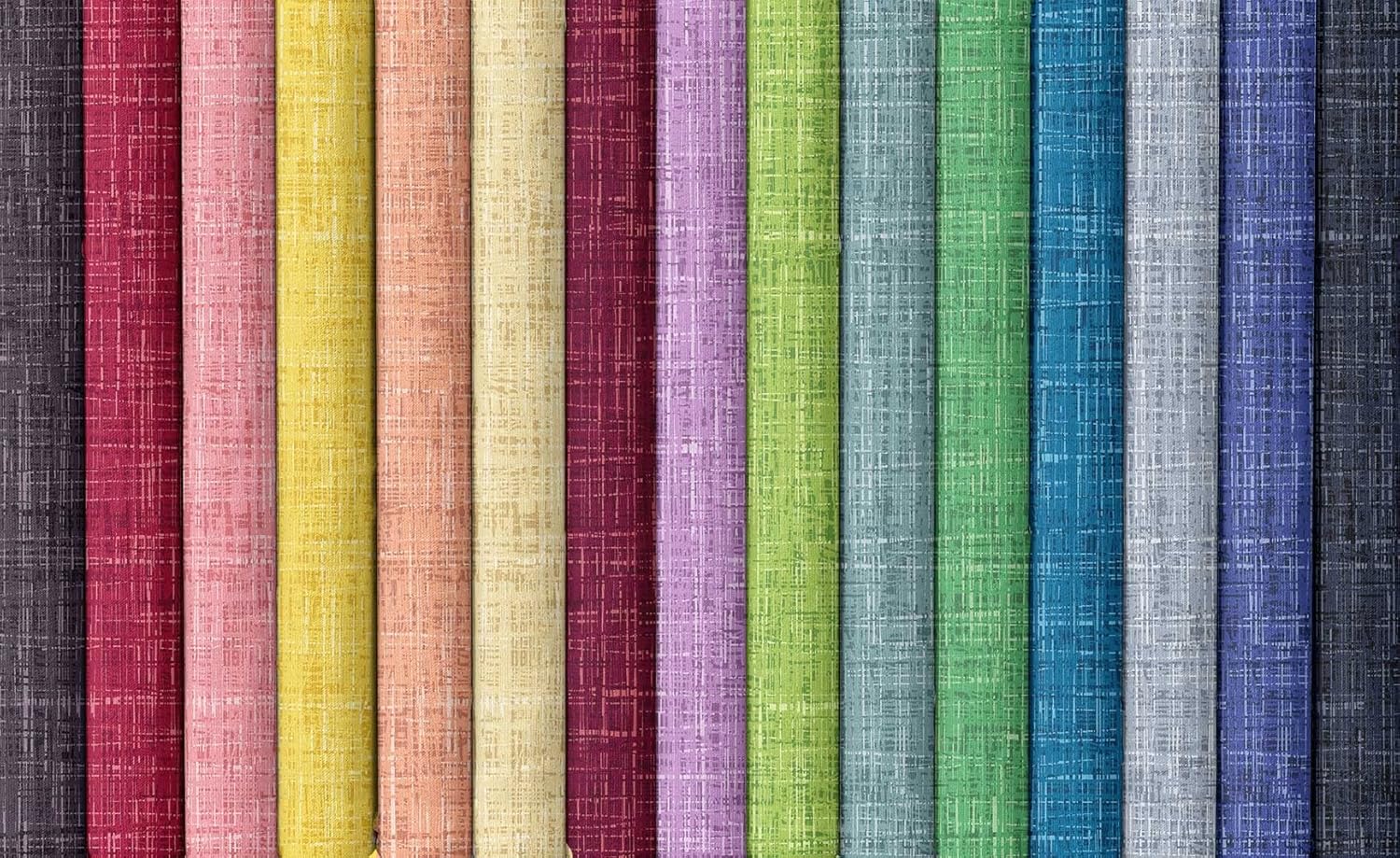 Connecting Threads Blender Collection – Paquete de 24 piezas precortadas de 18 x 22 pulgadas, 100% algodón, paquete de tela de acolchado Fat Quarter