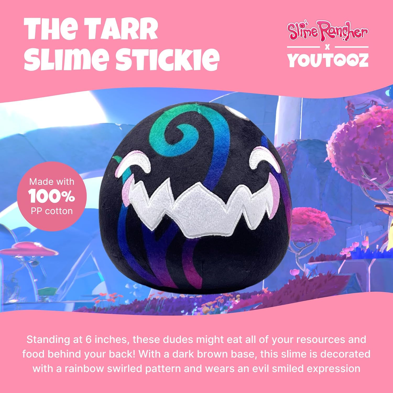 Youtooz The TARR Slime Stickie, peluche oficial de Youtooz Slime Rancher de 6 pulgadas de Youtooz Slime Rancher Collection