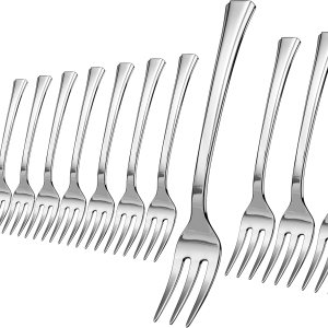 Mini tenedores para postres Paquete a granel de 500 mini tenedores de postre plateados Tenedores desechables de plástico de 4.5 pulgadas Aspecto Mini tenedores para postres Paquete a granel de 500 mini tenedores de postre plateados Tenedores desechables de plástico de 4.5 pulgadas Aspecto