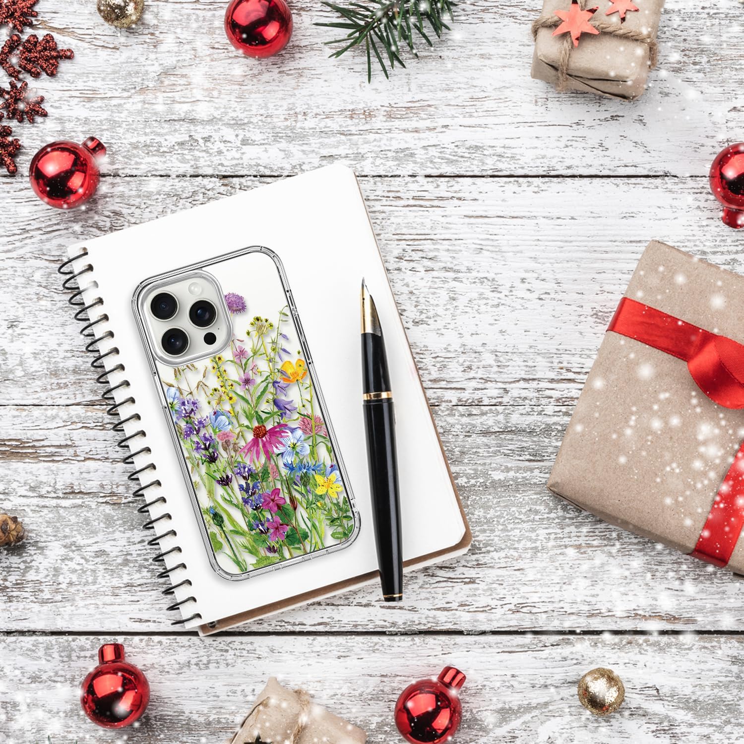 bicol Funda compatible con iPhone 15 Pro Max, funda transparente con diseños de moda para niñas y mujeres, ajuste delgado, a prueba de golpes, funda