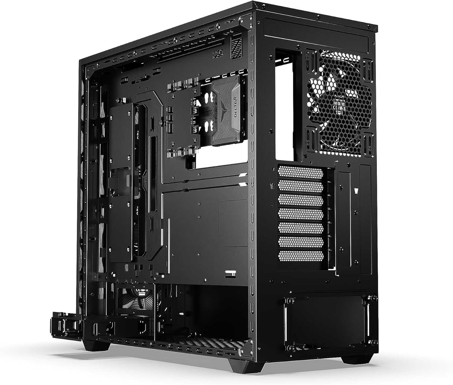 be quiet! Shadow Base 800 FX – ARGB – 4 ventiladores PWM de 5.512 in de alas ligeras – Carcasa para juegos de PC de torre media – Radiadores de