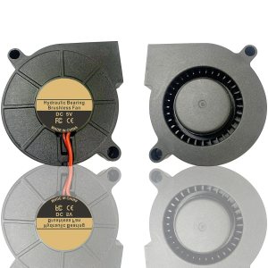Ventilador 5015 de 5 V, paquete de 2 ventiladores turbo de refrigeración silenciosa premium de 1.969 in con 2 pines, ventilador silencioso de Ventilador 5015 de 5 V, paquete de 2 ventiladores turbo de refrigeración silenciosa premium de 1.969 in con 2 pines, ventilador silencioso de