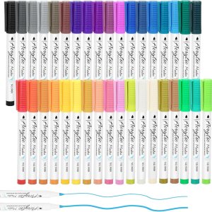 Juego de marcadores artísticos de punta fina con 36 colores clásicos marcadores permanentes de alcohol para adultos, niños, artistas, marcadores de Juego de marcadores artísticos de punta fina con 36 colores clásicos marcadores permanentes de alcohol para adultos, niños, artistas, marcadores de
