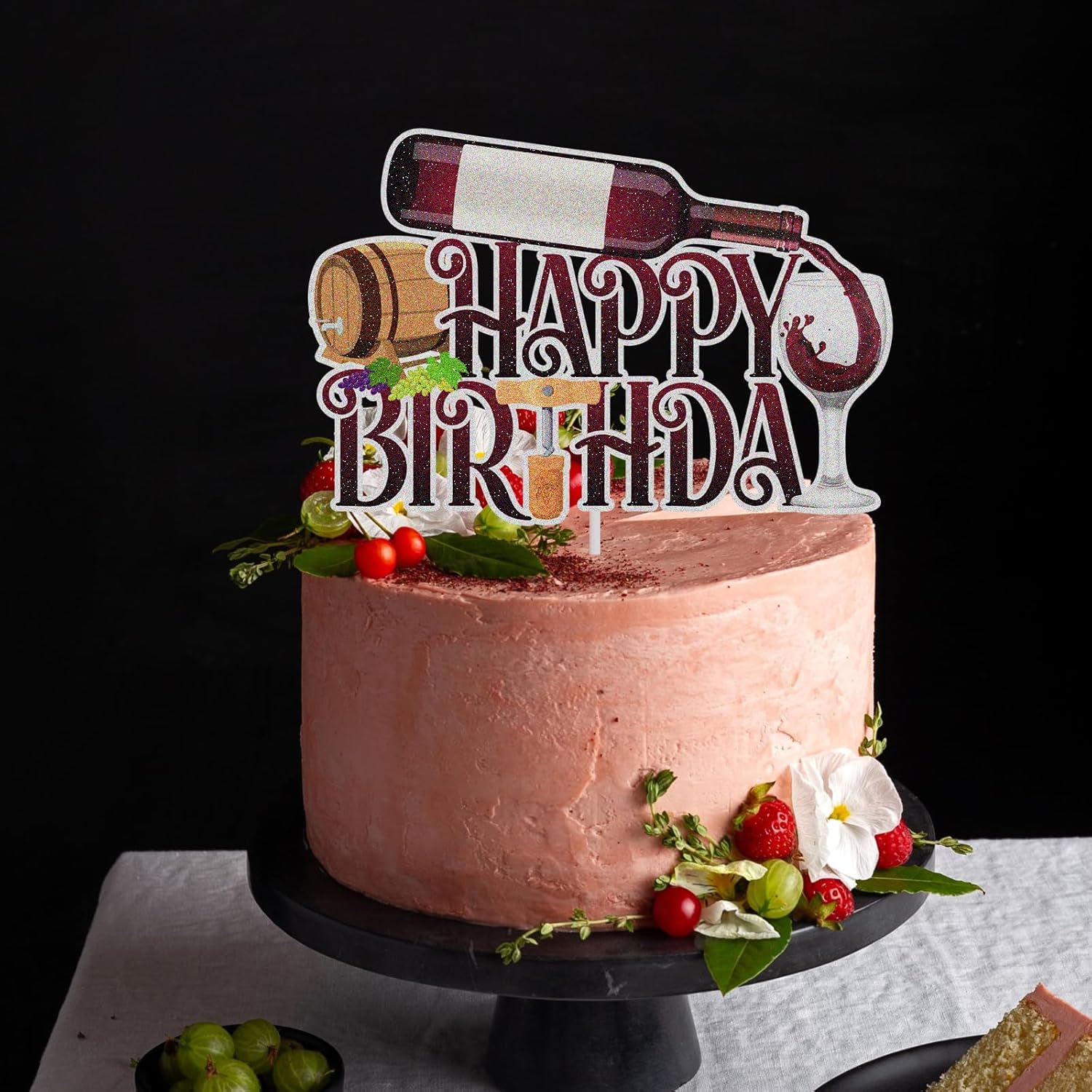Decoración de pastel de cumpleaños para hombres y mujeres de edad a la perfección, decoración de pasteles de fiesta temática de 30, 40, 50 cumpleaños