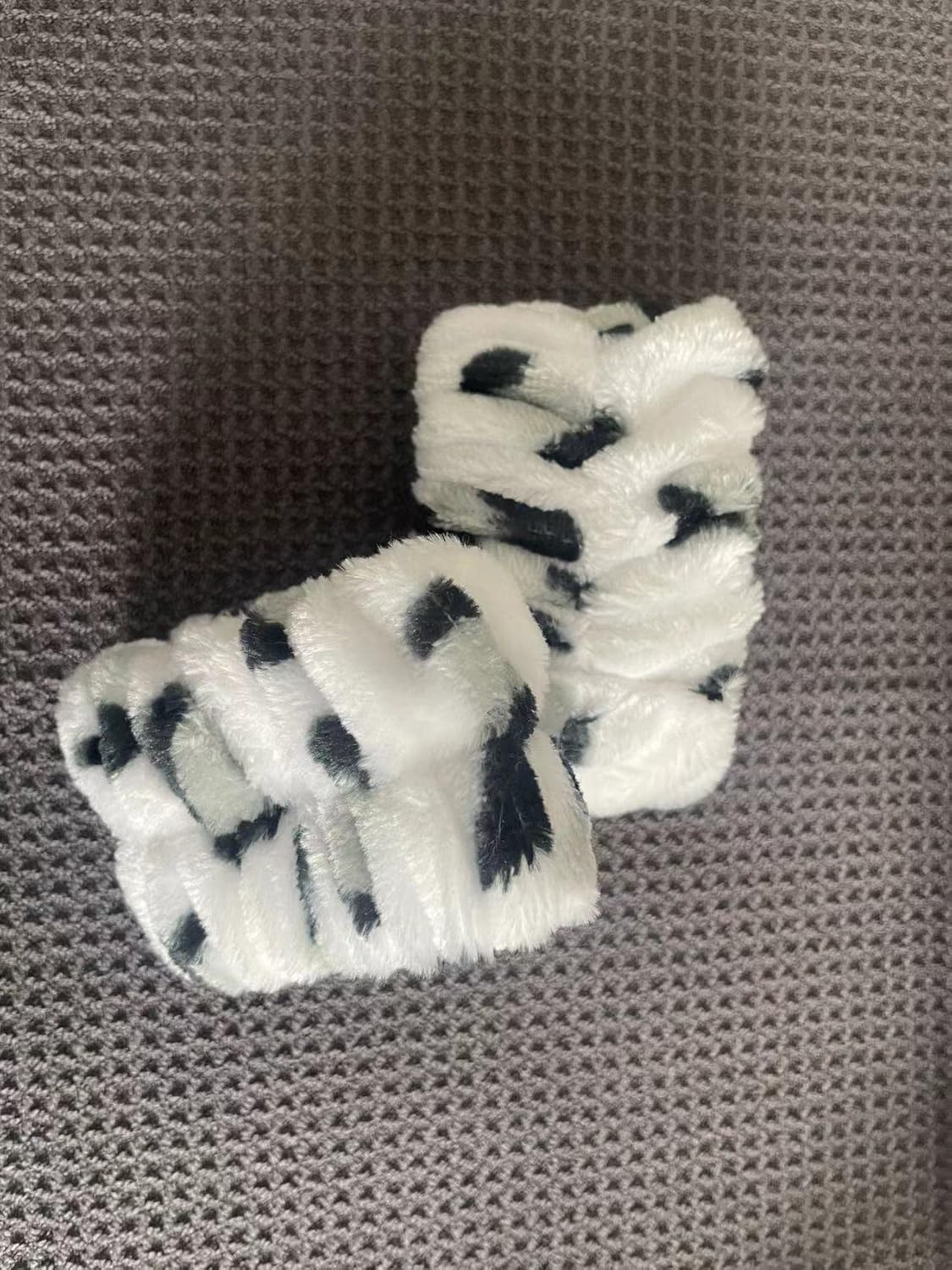 Juego de 7 bandas de baño de spa para muñecas, 6 toallas absorbentes para lavar la cara y maquillaje facial, diadema con bolsa de lavandería,