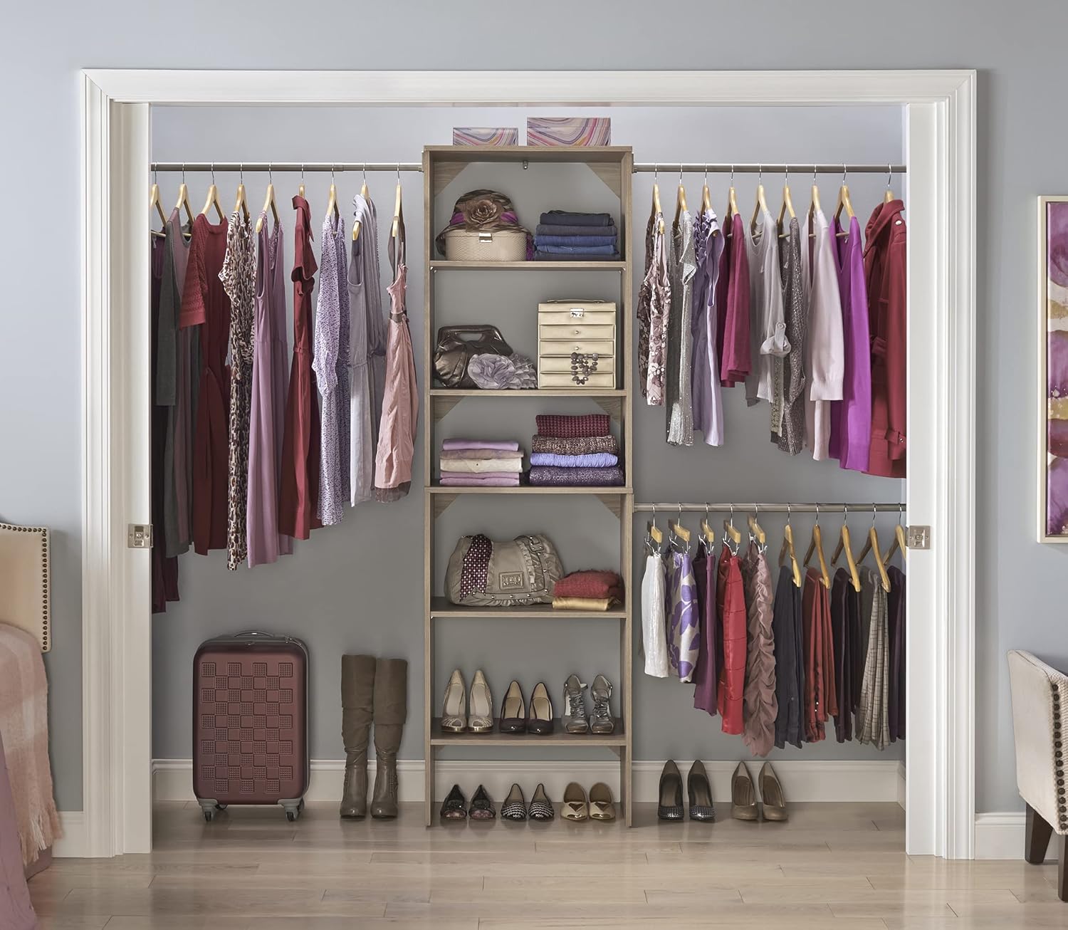 Cubículo ClosetMaid SuiteSymphony de 25 x 6 pulgadas