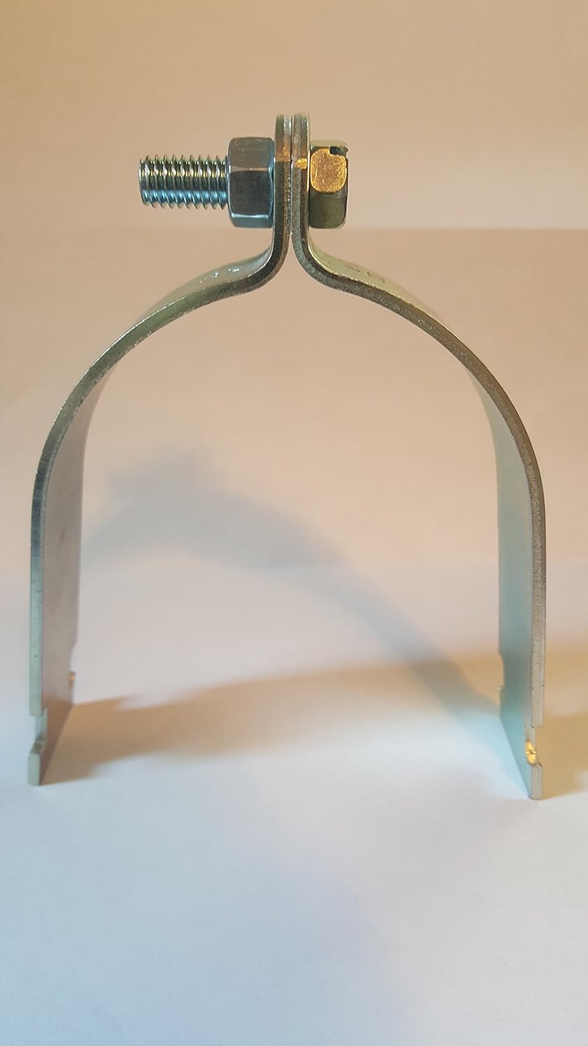 Abrazadera de puntal de tubo de 4″ para uso con conducto y tubo, 4 en OD (paquete de 25)