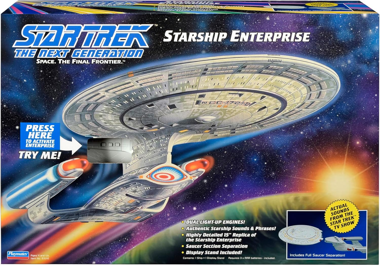 Playmates ST Next Generation Enterprise D Ship