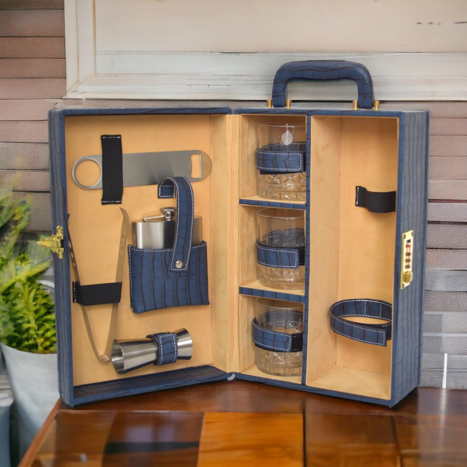 SINT Caja de regalo de vino de piel sintética para boda, aniversario, viajes, restaurante, fiesta, regalos para amantes del vino, caja de