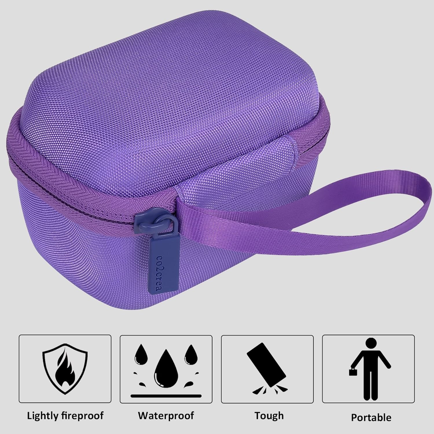 co2CREA Bitzee – Funda rígida compatible con Bitzee Interactive Toy Digital Pet y funda protectora para accesorios electrónicos virtuales para