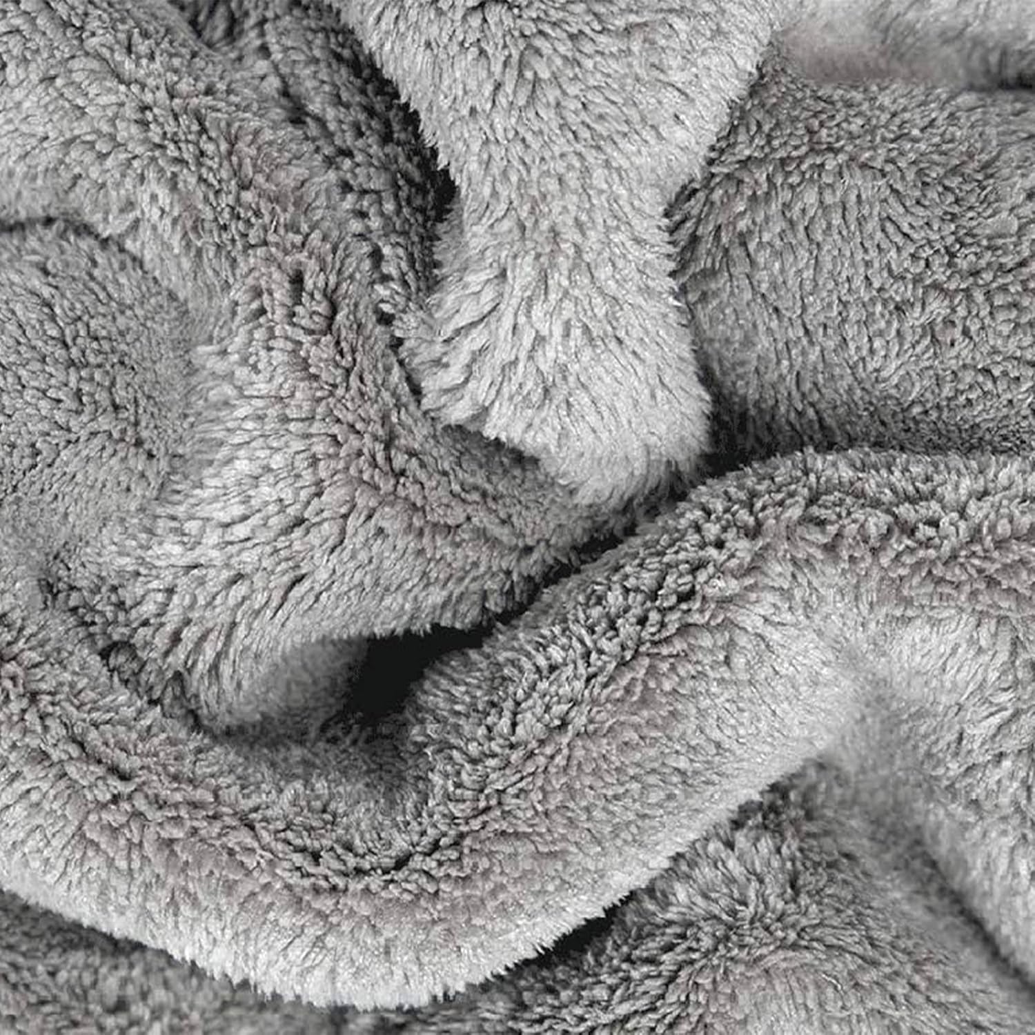 Toallas de microfibra platino para autos, juego de 2 toallas de secado con máxima absorción, toallas de lavado sin arañazos para detalles, kit de