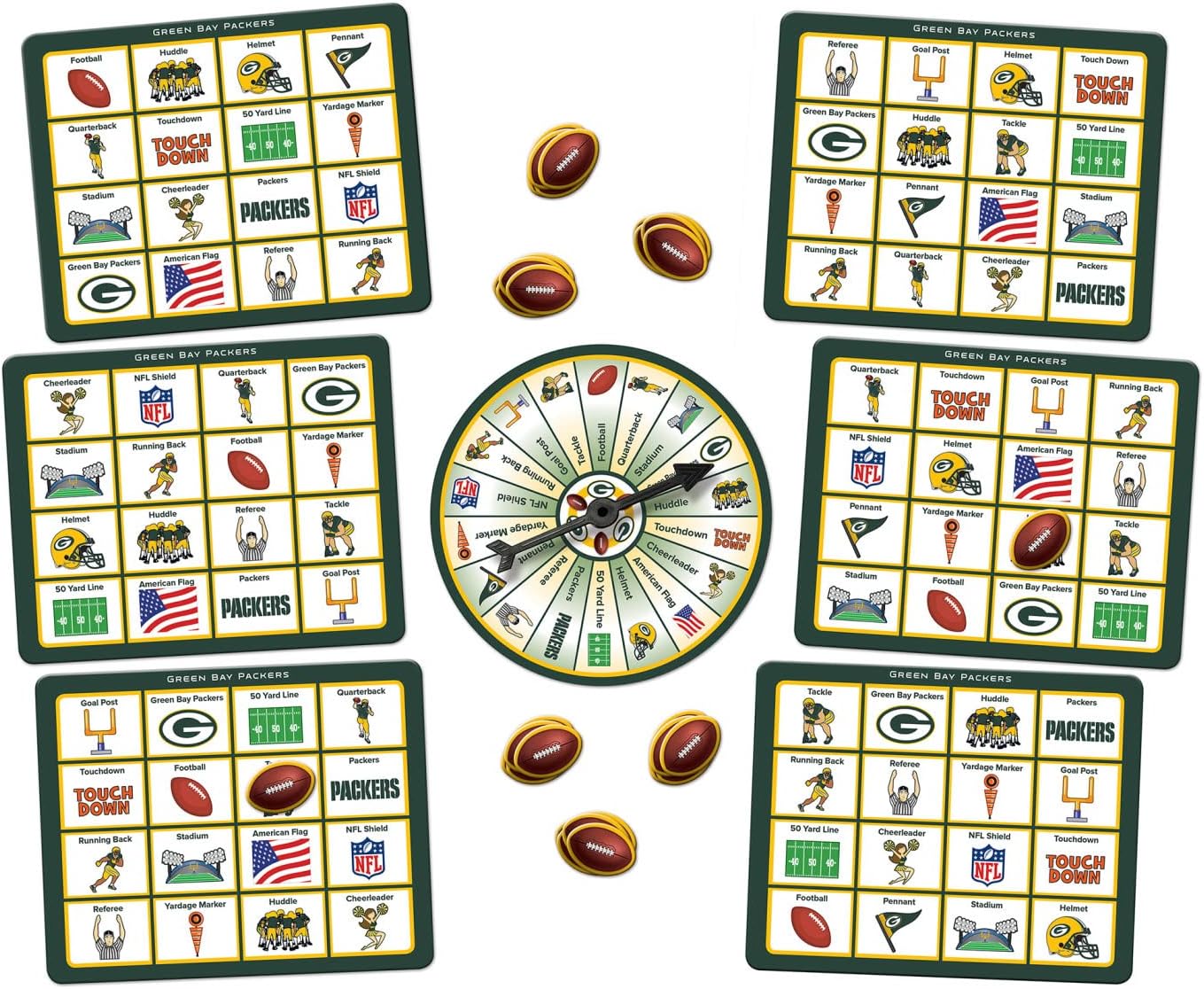 MasterPieces Juego de bingo NFL