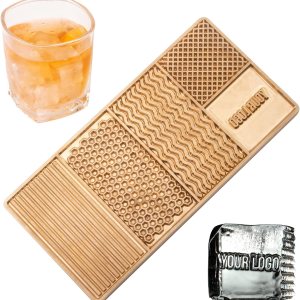 Bandeja de diseño de hielo personalizada, sello de hielo para cócteles, crea moldes de cubitos de hielo personalizados, placa de sello, accesorio Bandeja de diseño de hielo personalizada, sello de hielo para cócteles, crea moldes de cubitos de hielo personalizados, placa de sello, accesorio