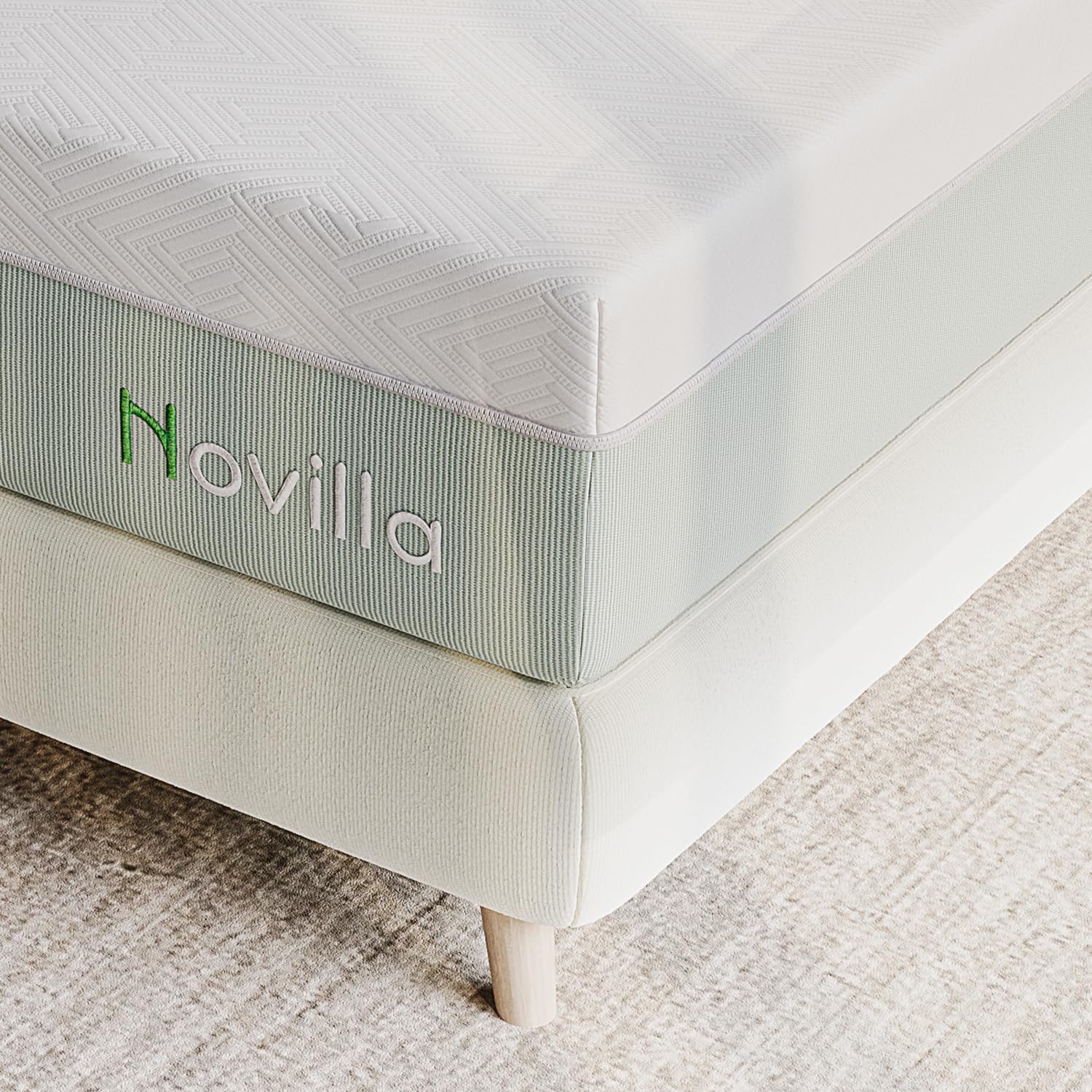 Novilla Colchón tamaño individual XL, colchón de espuma viscoelástica de gel de 12 pulgadas en una caja para noche fresca y aislamiento de