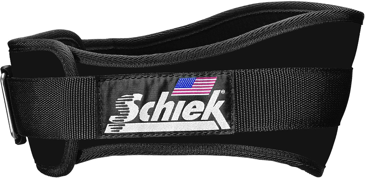 Schiek Modelo deportivo 2006 Nylon 6″ Cinturón de levantamiento de pesas – Azul Marino