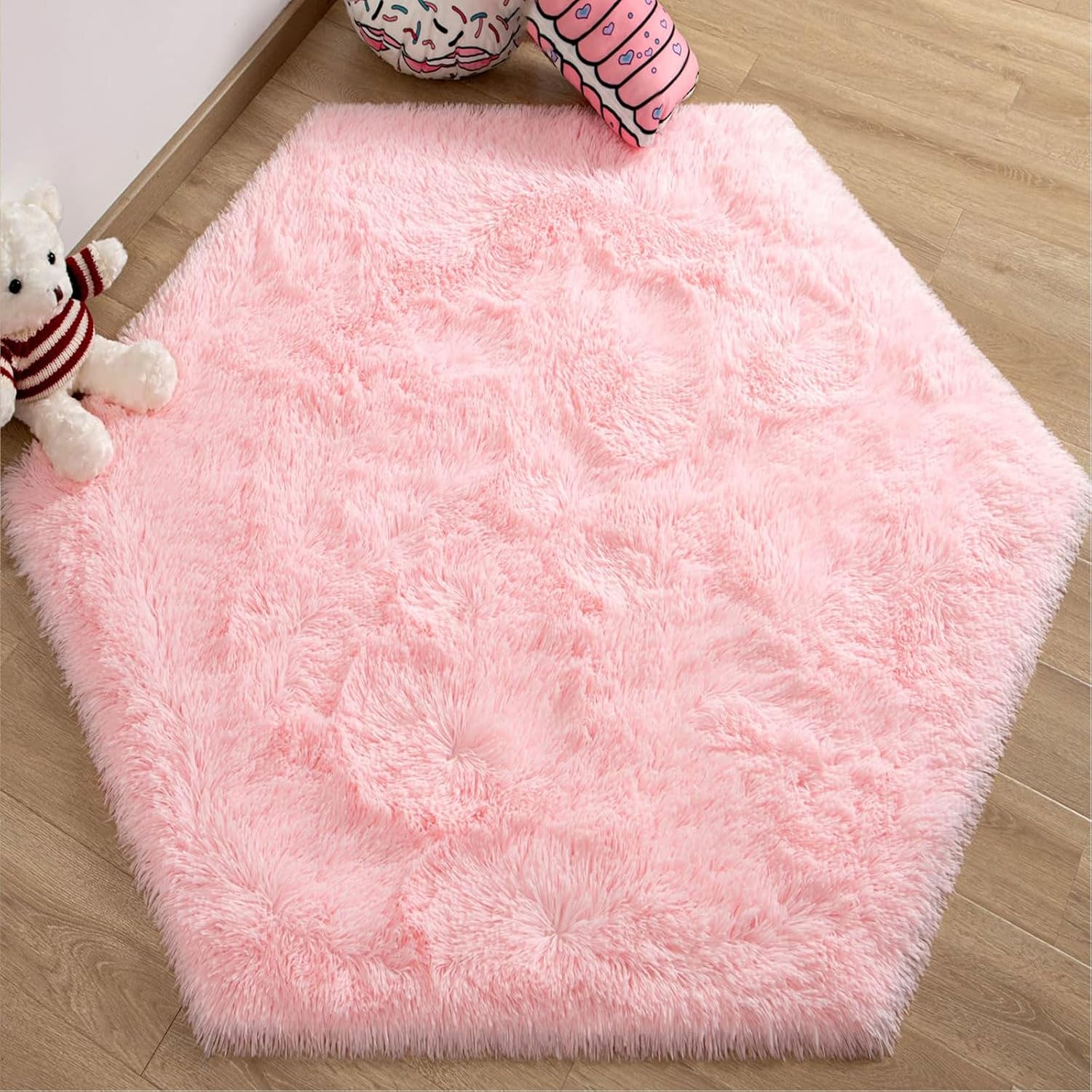 Tienda de campaña de princesa con alfombra y luces LED de estrella, tienda de campaña de juego de castillo de princesa para niñas, niños o niños