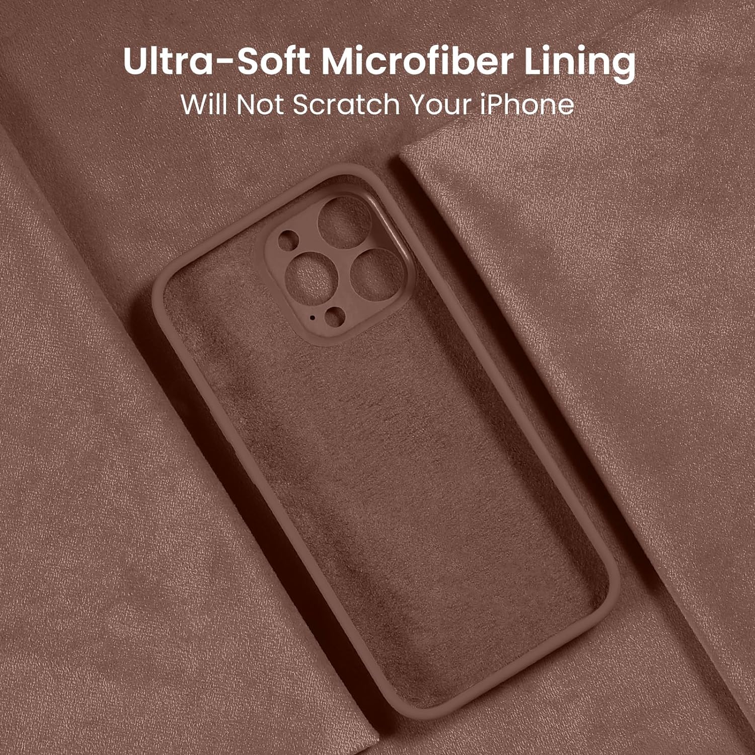 FireNova Funda diseñada para iPhone 15 Pro Max, funda de silicona mejorada protección de cámara para iPhone 15 ProMax con 2 protectores de pantalla,