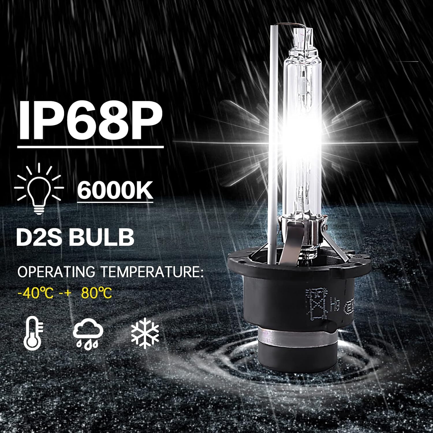 Balasto HID con encendedor y bombilla D2S, Aublinto 28474-89904 Unidad de control de balasto de xenón HID compatible con Nissan 350z 370z Altima