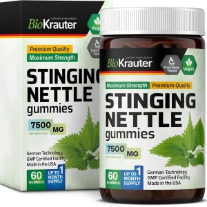 Gomitas de ortiga picante, extracto bioactivo y potente de raíz de ortiga 101 – Suplemento de apoyo a la salud urinaria – 7500 mg de fuerza – 60 Gomitas de ortiga picante, extracto bioactivo y potente de raíz de ortiga 101 – Suplemento de apoyo a la salud urinaria – 7500 mg de fuerza – 60