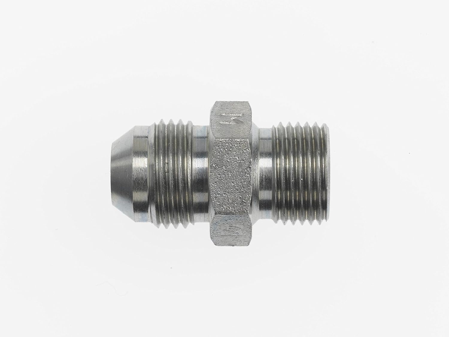 700506-l1016Acero Doble Propósito de luz Straight adaptador de conversión de, 916″ -18macho jic X M16X 1,5Male Metric Straight Thread